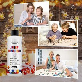 img 2 attached to YAKAMOZ Clear Water-Soluble Puzzle Glue With Applicator – Perfect For 3000 To 5000-Piece Puzzles!