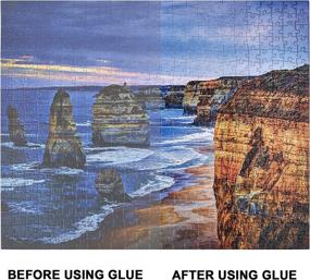 img 3 attached to YAKAMOZ Clear Water-Soluble Puzzle Glue With Applicator – Perfect For 3000 To 5000-Piece Puzzles!