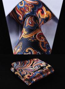 img 2 attached to HISDERN Classic Necktie Elegant Collection Men's Accessories : Ties, Cummerbunds & Pocket Squares