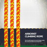 sgt knots arborist climbing rope - 150-футовая страховочная веревка из полиэстера (1/2 дюйма, 16 нитей, safetylite) для повышения безопасности и производительности логотип