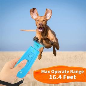 img 1 attached to 🐶 HZK Ultrasonic Anti Barking Device – Control Excessive Dog Barking for Small, Medium, and Large Dogs – Rechargeable, Lightweight, with up to 16.4 Feet Range – Safe for Humans & Dogs (Blue)