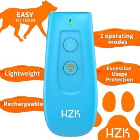 img 3 attached to 🐶 HZK Ultrasonic Anti Barking Device – Control Excessive Dog Barking for Small, Medium, and Large Dogs – Rechargeable, Lightweight, with up to 16.4 Feet Range – Safe for Humans & Dogs (Blue)