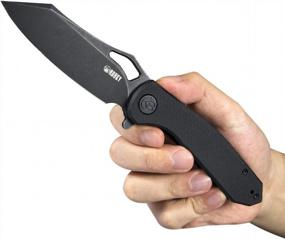 img 1 attached to KUBEY Vargant KU310 7.87" EDC Pocket Folding Knife With D2 Blade & G10 Handle For Outdoor Hiking & Hunting