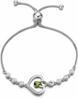 stunning birthstone tennis bracelet - the perfect valentines day gift for her! logo