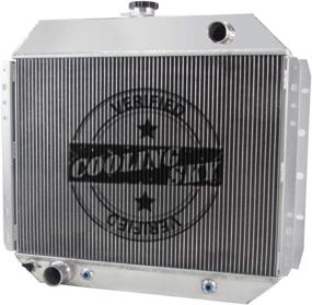 img 4 attached to 🔥 Premium Performance: Primecooling 56MM 3 Row Core Aluminum Radiator for Ford F100 F150 F250 F350 Truck Pickup 1966-79 /Bronco V8 1978-79