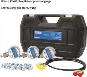 img 1 attached to Measureman'S Complete Portable Excavator Hydraulic Pressure Test Kit With Digital Gauges And Multiple Test Couplings