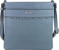 👜 brentano medium crossbody handbag in elegant pewter - stylish women's handbags & wallets with convenient crossbody design logo