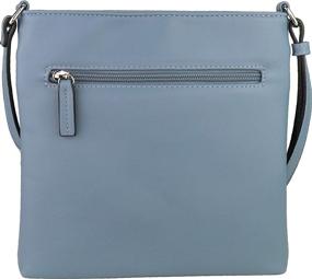 img 3 attached to 👜 BRENTANO Medium Crossbody Handbag in Elegant Pewter - Stylish Women's Handbags & Wallets with Convenient Crossbody Design
