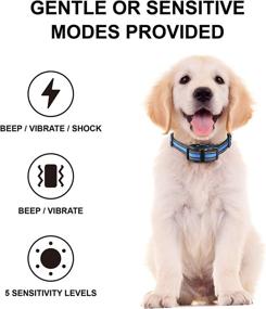 img 1 attached to ⚡️ Rechargeable MODUS Bark Collar with Beep Vibration Dog Shock Collar for Small Medium Large Dogs - Humane Anti Bark Collar | 5 Adjustable Sensitivity Levels