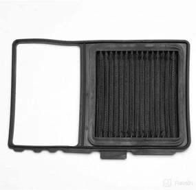 img 1 attached to 🔍 DNA Motoring AFPN-012-BK Clean Air Washable Drop In Panel Air Filter for Enhanced Engine Performance and Power in 04-09 Toyota Prius