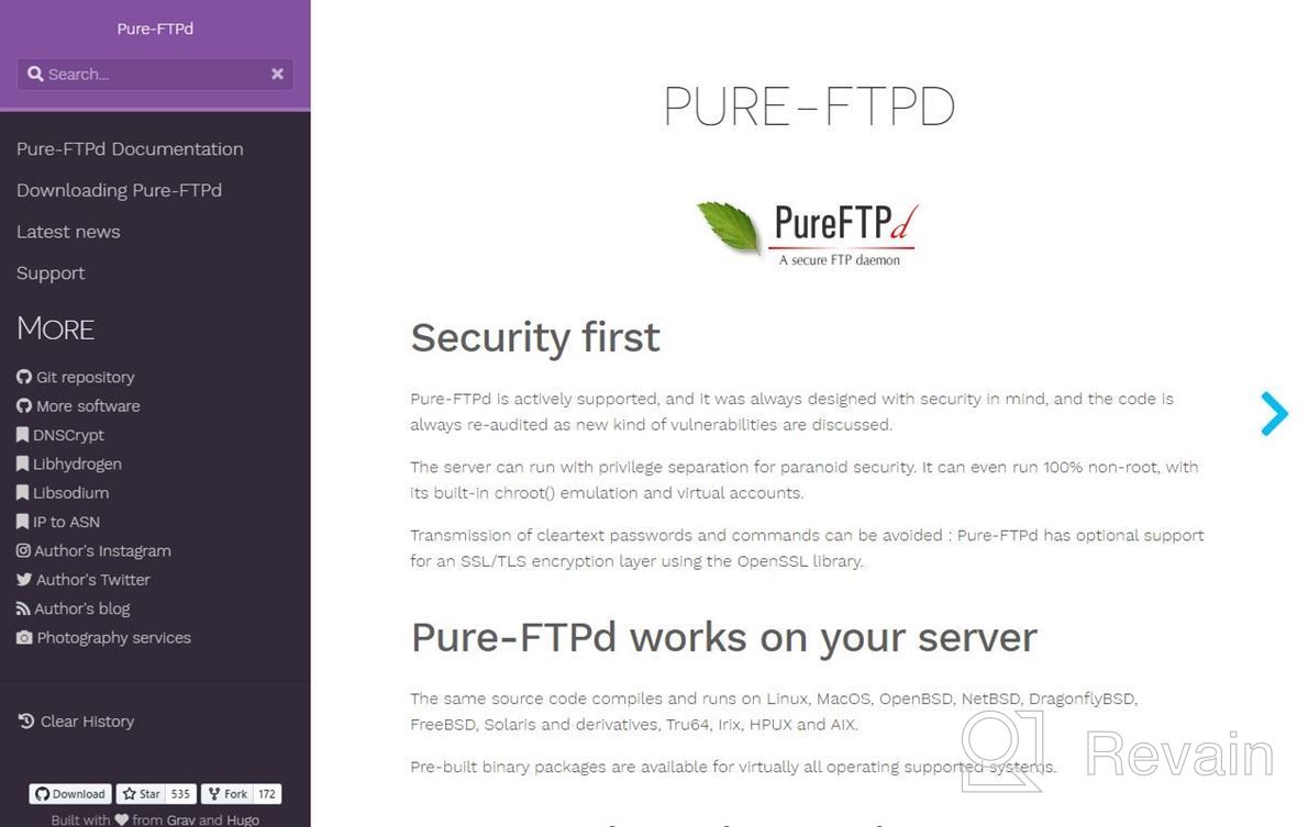 img 1 attached to Pure-FTPd review by Matt Ellis