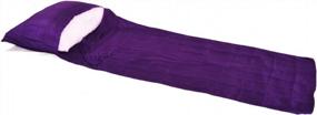img 4 attached to 100% Pure Mulberry Silk Single Sleeping Bag Liner - Marycrafts Travel Sheet 83"X33