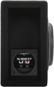 img 1 attached to 🎵 Skar Audio EVL-1X65D4-V-LP: Powerful 6.5" 400 Watt Low Profile Slot Port Loaded Car Subwoofer Enclosure