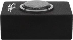 img 2 attached to 🎵 Skar Audio EVL-1X65D4-V-LP: Powerful 6.5" 400 Watt Low Profile Slot Port Loaded Car Subwoofer Enclosure