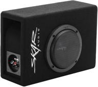 🎵 skar audio evl-1x65d4-v-lp: powerful 6.5" 400 watt low profile slot port loaded car subwoofer enclosure логотип