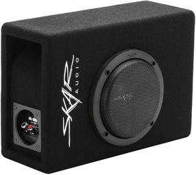 img 4 attached to 🎵 Skar Audio EVL-1X65D4-V-LP: Powerful 6.5" 400 Watt Low Profile Slot Port Loaded Car Subwoofer Enclosure