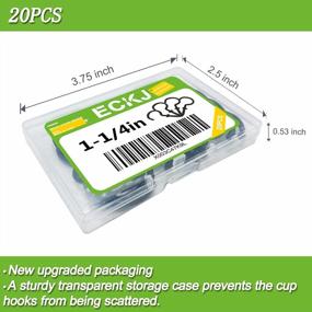 img 2 attached to 20 Heavy-Duty Metal Cup Hooks For Versatile Home Use - Perfect For Plants, Christmas Light, Jewelry, And More!