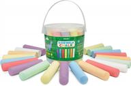 colorful fun: weimy sidewalk chalk bucket with 20 washable and non-toxic chalks for kids' outdoor and indoor artistic expression! logo
