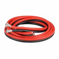 bntechgo 8 gauge flexible 2 conductor parallel silicone wire spool red black high resistant 200 deg c 600v for single color led strip extension cable cord,model,5ft stranded copper wire logo