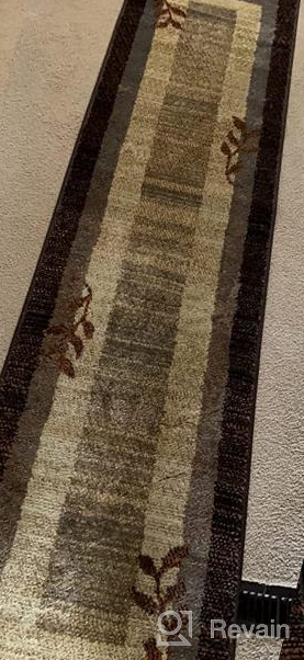 img 1 attached to Stylish And Versatile: Home Dynamix Royalty Clover Modern Area Rug In Brown Multi - 7'8"X10'4" Rectangle review by Candy Quillar