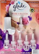 glade rose & bloom plugins: 1 warmer + 6 scented oil refills логотип