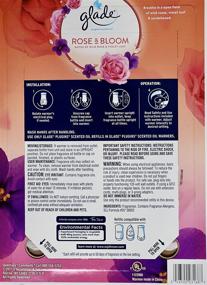 img 1 attached to Glade Rose & Bloom Plugins: 1 Warmer + 6 Scented Oil Refills