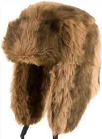 img 4 attached to Stay Cozy And Stylish With ULTRAFINO Explorer Ushanka Winter Trapper Hat