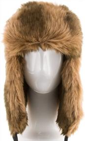 img 3 attached to Stay Cozy And Stylish With ULTRAFINO Explorer Ushanka Winter Trapper Hat