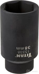 img 2 attached to 🔧 Titan 15338 38mm 1/2-Inch Drive 6-Point Axle Nut Socket