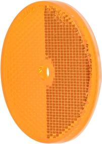 img 1 attached to Grand General 80825 Round Amber 2-3/8” Reflector: 🚚 Ideal for Trucks, Towing, Trailers, RVs, Buses (1 Pack)