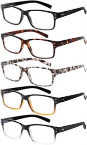 img 4 attached to Protect Your Eyes With NORPERWIS: Quality Blue Light Blocking Reading Glasses For Women And Men