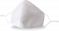 allsense унисекс премиум качество защитный прочный многоразовый дышащий удобный модный шарф для лица маска покрытие хлопок белый 1 шт. логотип