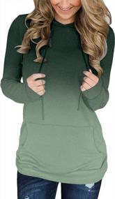 img 4 attached to Stay Casual And Chic With Onlypuff Women'S Long Sleeve Hoody With Kangaroo Pockets