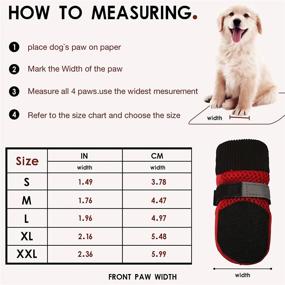 img 1 attached to 🐾 Ultimate Hot Pavement Protection: Premium Dog Boots with Soft Anti-Slip Soles - Ideal Paw Protector for your Adorable Puppy!