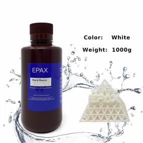 img 3 attached to 1KG White Hard Resin For LCD 3D Printers By EPAX - Optimized For High-Quality Prints