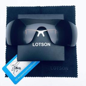img 3 attached to Black Chrome Polarized Replacement Lenses For Oakley Batwolf By LOTSON - Enhance Your Vision