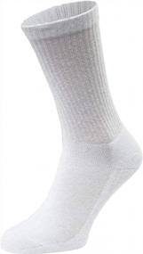 img 1 attached to Men'S And Women'S Cotton Crew Socks Bulk Pack Of 24 - Casual Sports Sock