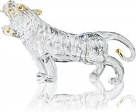 exquisite hand-blown crystal tiger sculptures: perfect collectibles for animal lovers logo