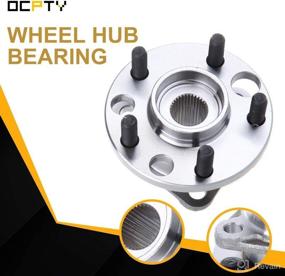 img 2 attached to 🔧 OCPTY 513017 Front Wheel Bearing Hub Assembly - 5 Lugs, Compatible with Buick Skyhawk, Skylark, Somerset; Cadillac Cimarron; Chevy Beretta, Cavalier, Corsica; For Oldsmobile Achieva, Calais, Firenza; Pontiac Sunbird