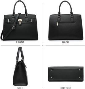 img 2 attached to 👜 Designer Shoulder Satchel 8149 Black Handbags for Women: Stylish Handbags & Wallets via Totes