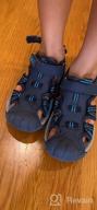 img 1 attached to 👟 Quick Drying Boys' Outdoor Closed Toe Sandals - Ideal Footwear for Kids review by Geoff Foster