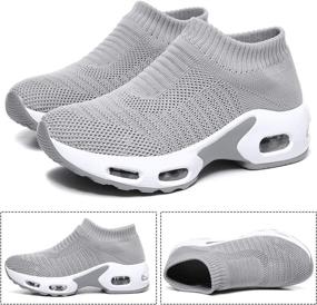 img 3 attached to DimaiGlobal Walking Sneakers Comfort Platform Women's Shoes : Athletic