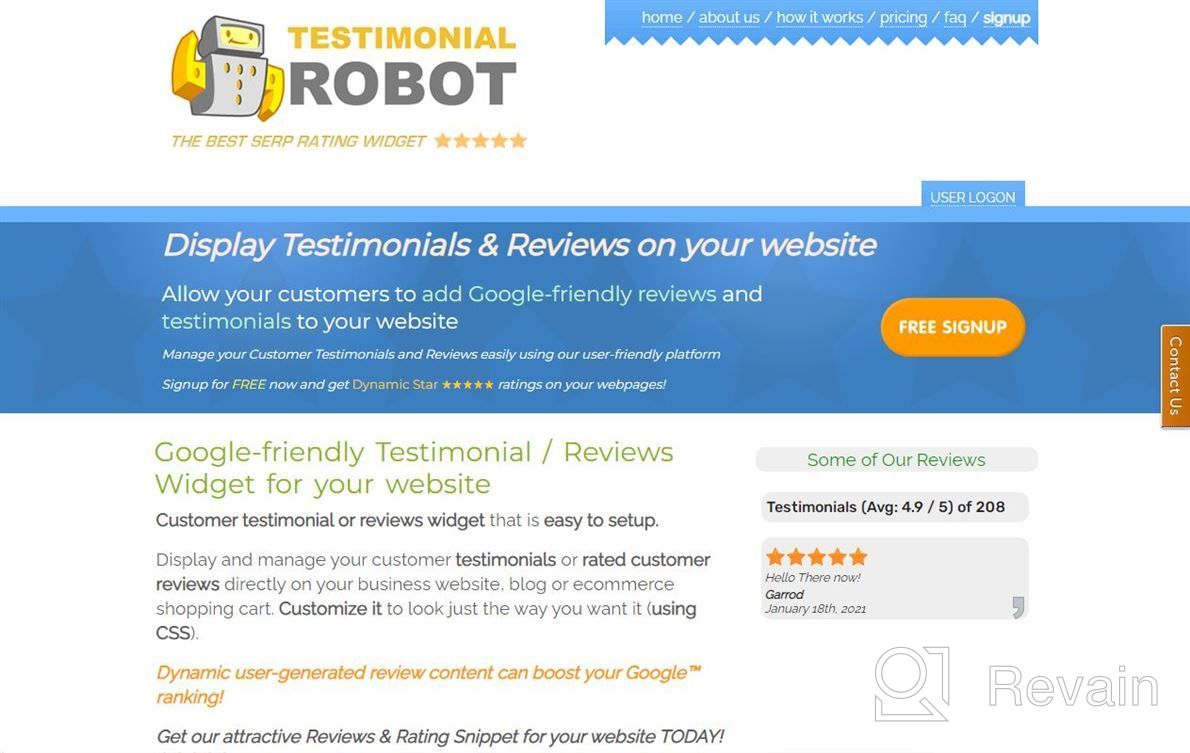 img 1 attached to Testimonial Robot review by Agustin Bush