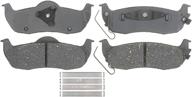 high-quality acdelco silver 14d1041ch ceramic rear disc brake pad set - enhanced performance and durability логотип