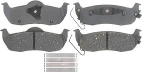 img 1 attached to High-Quality ACDelco Silver 14D1041CH Ceramic Rear Disc Brake Pad Set - Enhanced Performance and Durability