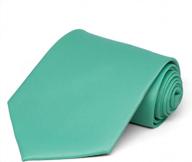 👔 tiemart blush solid color necktie: a must-have for men's ties, cummerbunds & pocket squares logo