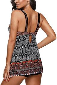 img 1 attached to LAMISSCHE Swimsuits Slimming Swimdress Two Piece Women's Clothing - Swimsuits & Cover Ups