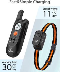 img 1 attached to 🐶 USOONESP 3-in-1 Dog Training: Multi-Dog Remote Control with Keypad Lock, 1000 FT Range, Voice Training - Ideal for 10 lbs-110 lbs Dogs!