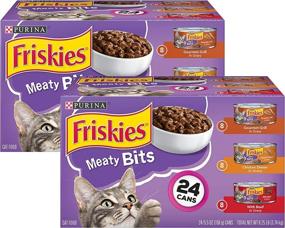 img 4 attached to Разнообразие для взрослых Friskies Meaty Bits