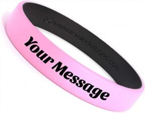 img 4 attached to Customizable Silicone Wristbands - Personalize Your Own Rubber Bracelets With Reminderband Luxe - Ideal For Motivation, Events, Gifts, Support, Fundraisers, Awareness And More!